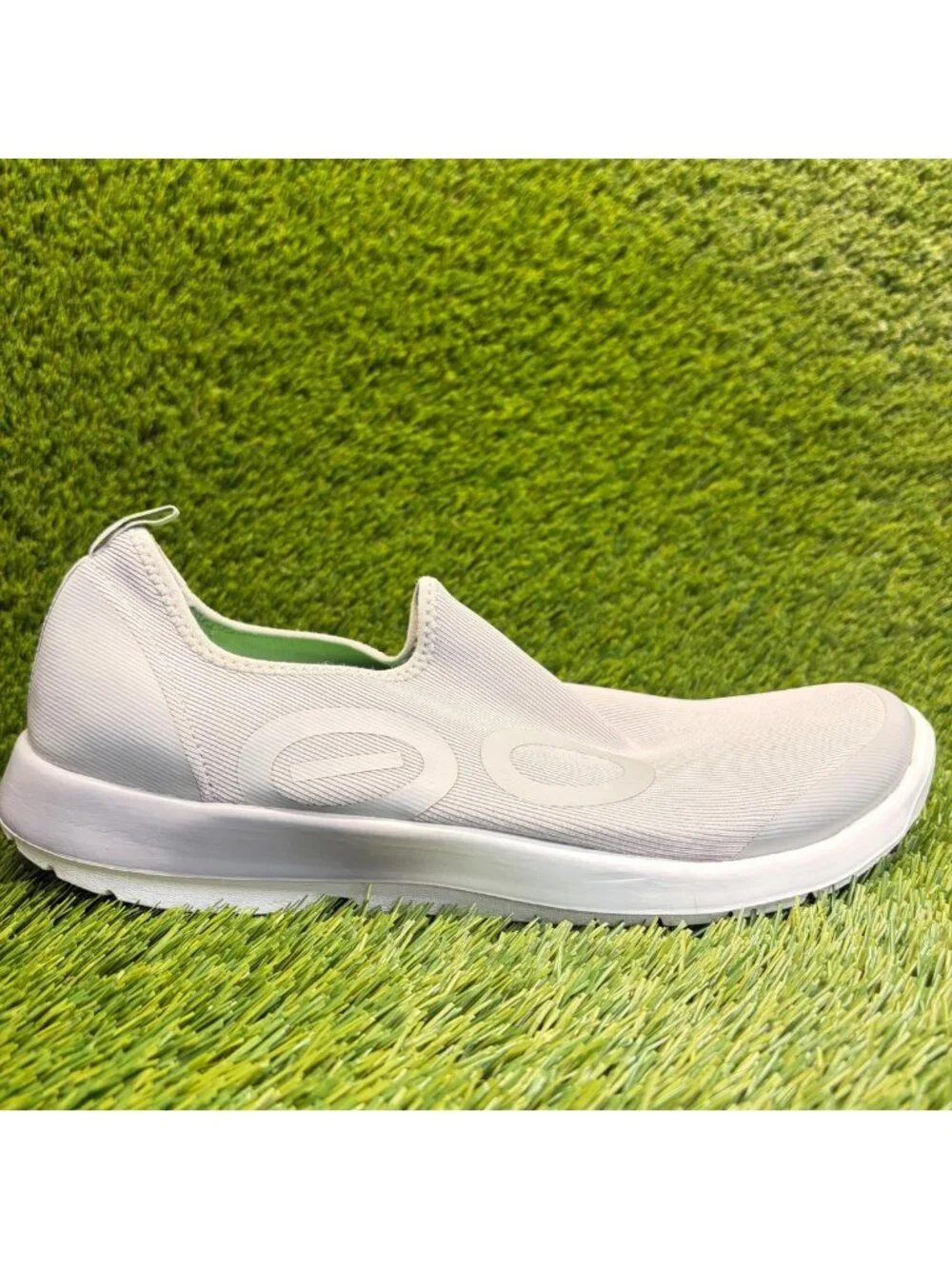 Oofos OOmg Sport Low Mens Size 13 Gray Athletic Walking Slip On Recovery Shoes